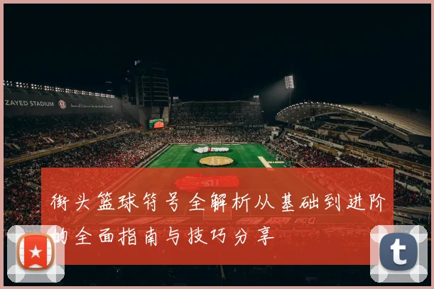 街头篮球符号全解析从基础到进阶的全面指南与技巧分享